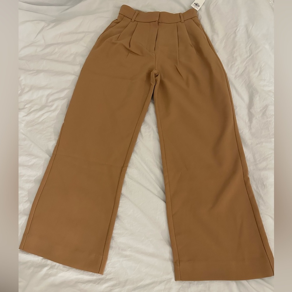 A&F Sloane Tailored Pant, BROWN 26 / 2S NWT